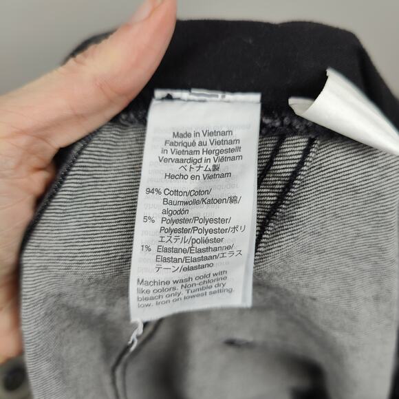 Madewell The Perfect Vintage Straight Jean‎ Womens 37P Petite Sumner Black Wash - Picture 7 of 8